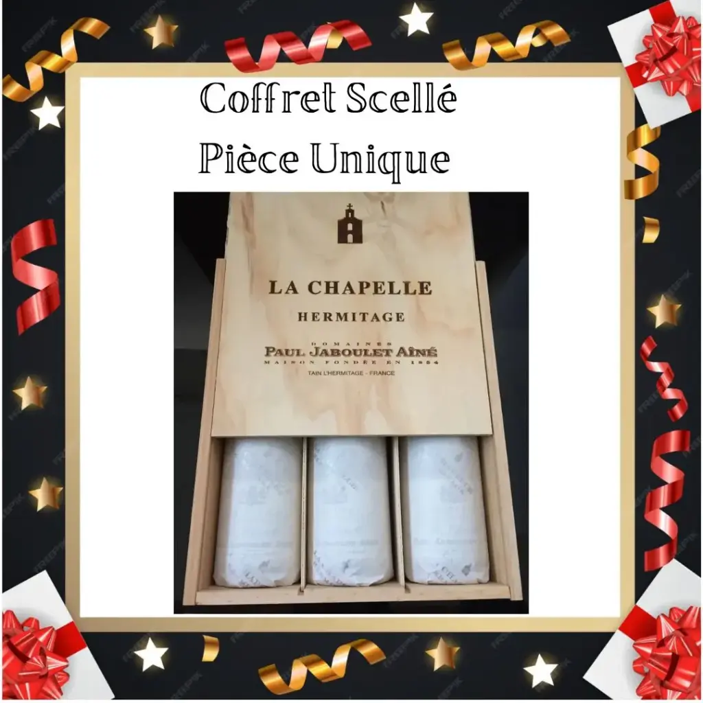 [Coffret/RHO-N/Jaboulet/Hermitage/Rouge/2013] Coffret Scellé - Hermitage rouge La Chapelle 2013 (3 x 75 cl)- Domaine Jaboulet
