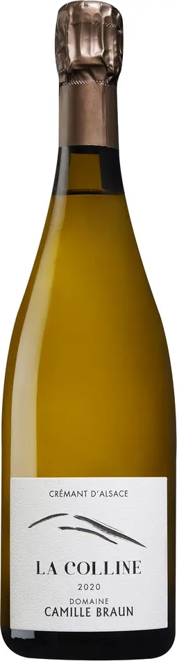 [ALS/Braun/Crémant/bulles] Crémant d'Alsace La Colline brut nature 2020 Braun (75)