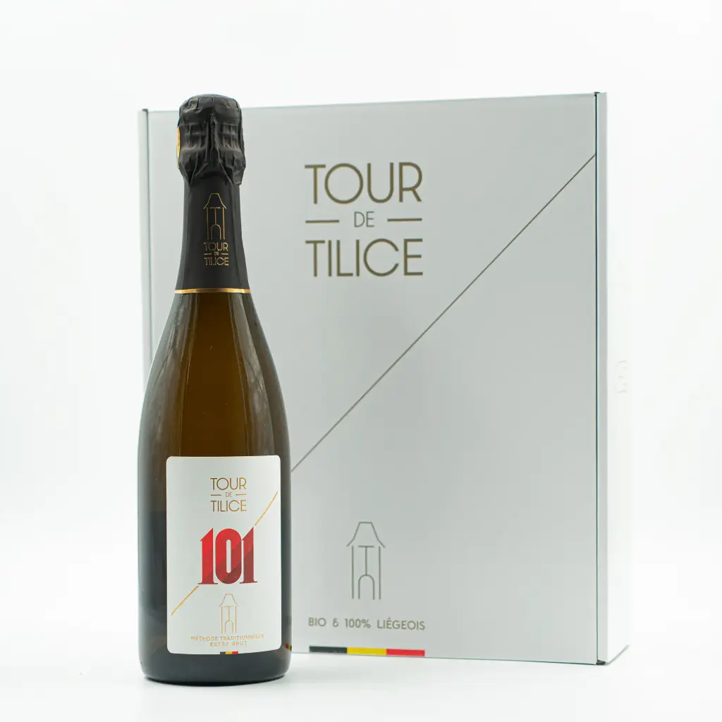[BEL/TourDeTilice/Coffret 101/blanc] Coffret 101 - Tour de Tilice - AOP Crémant de Wallonie
