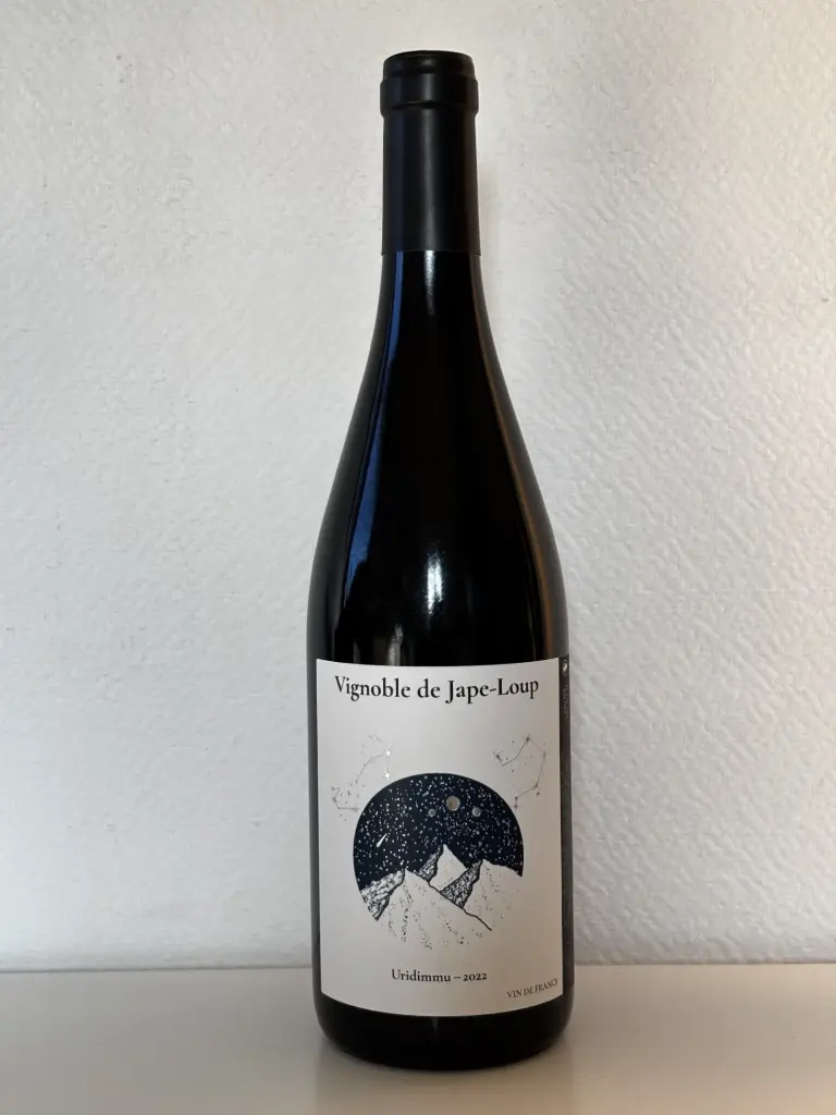 [LAN/Jape-Loup/Uridimmu/rouge/2022] Uridimmu 2022 VDF Vignoble de Jape-Loup (75)