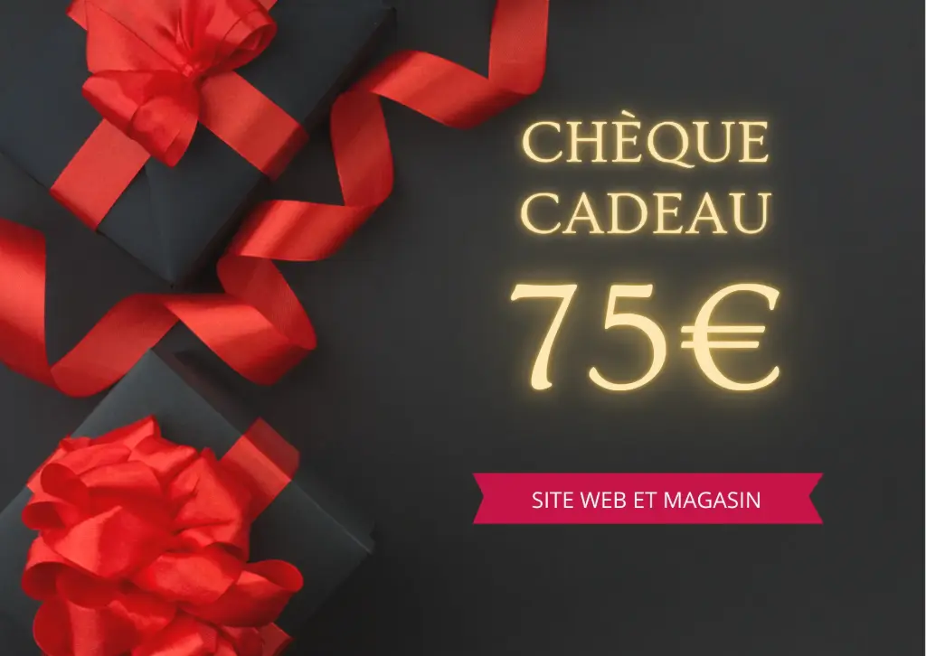 CHEQUE CADEAU  75€ 