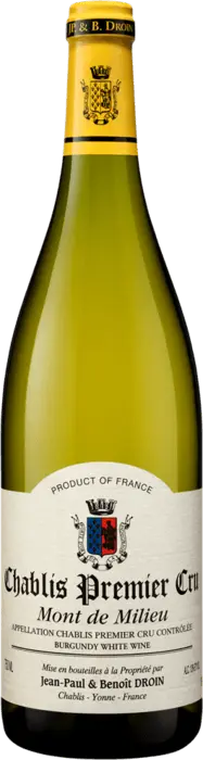 Chablis 1er Cru Mont de Milieu 2024 Domaine DROIN (75)
