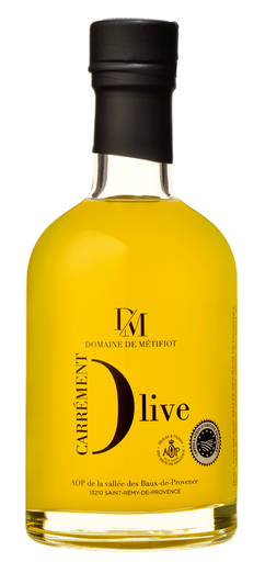 [PRO/Metifiot/Huile Olive Fruité Vert] Huile AOP Vallée des Baux-de-Provence CARREMENT OLIVE Fruité vert vierge extra (50)