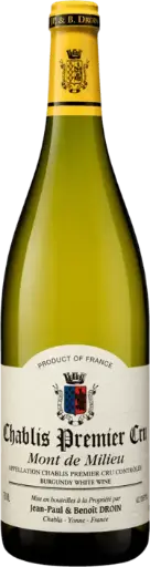 [BOU/Droin/Chablis Mont de Milieu/blanc/2024] Chablis 1er Cru Mont de Milieu 2024 Domaine DROIN (75)